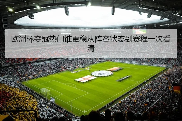 欧洲杯夺冠热门谁更稳从阵容状态到赛程一次看清